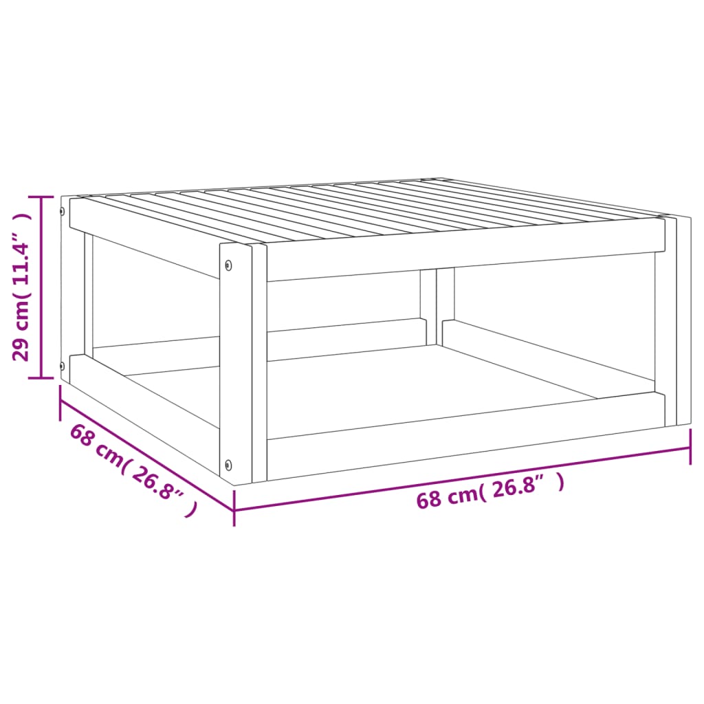 10-tlg. Garten-Lounge-Set mit Taupe Kissen Massivholz