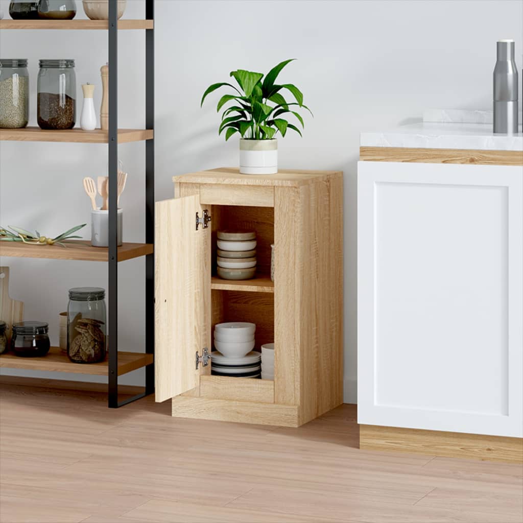 Sideboard Sonoma-Eiche 37,5x35,5x67,5 cm Holzwerkstoff