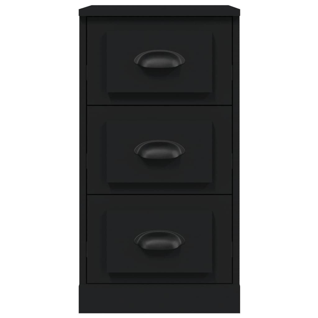 Sideboard Schwarz 36x35,5x67,5 cm Holzwerkstoff