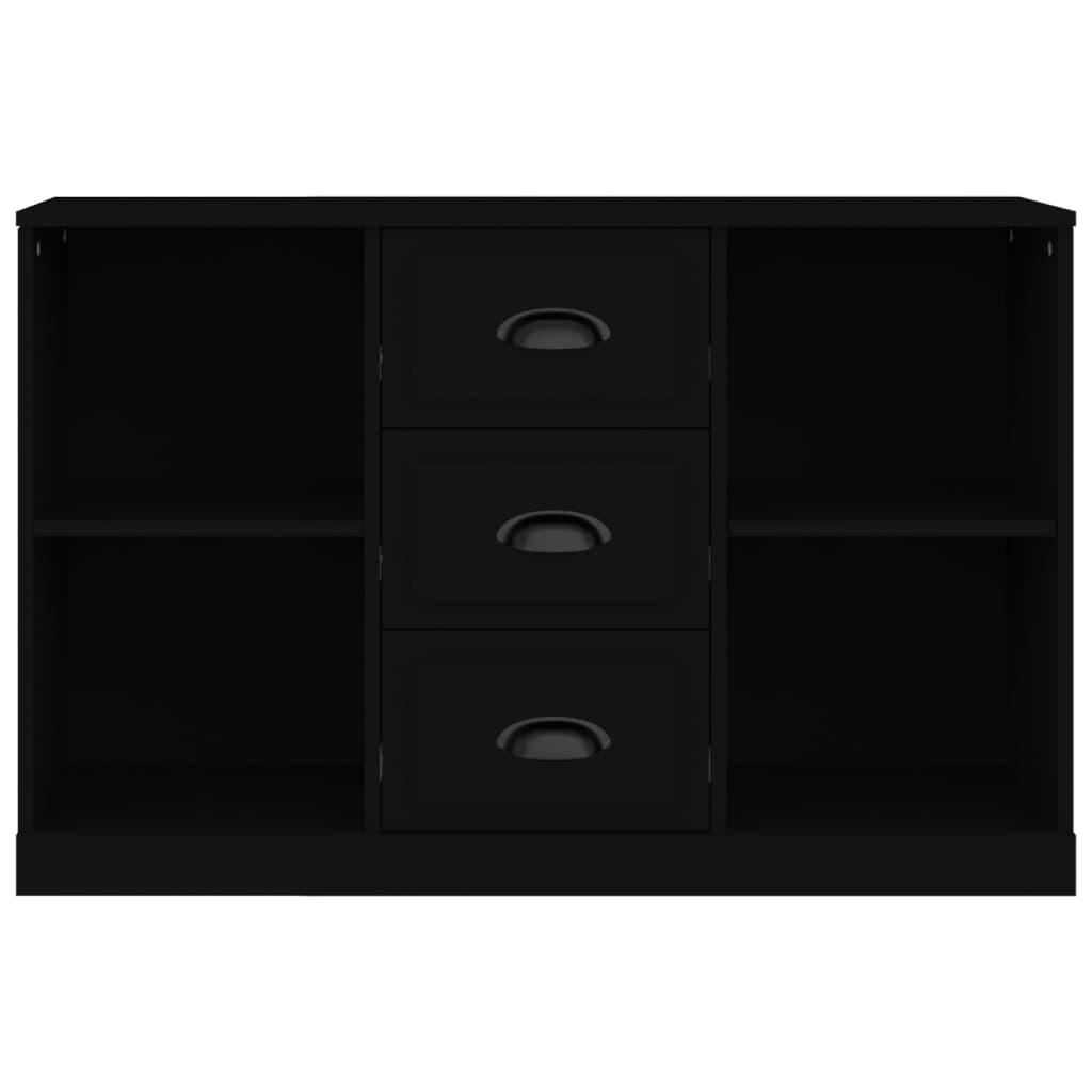 Sideboard Schwarz 104,5x35,5x67,5 cm Holzwerkstoff