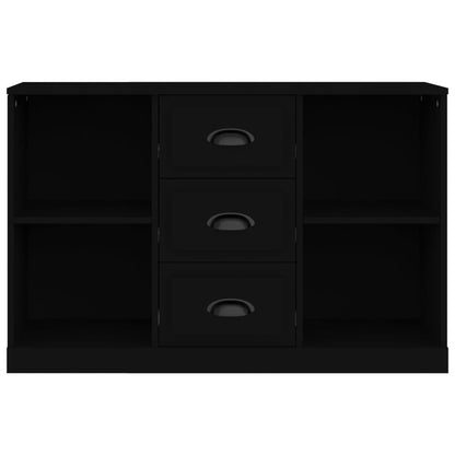 Sideboard Schwarz 104,5x35,5x67,5 cm Holzwerkstoff