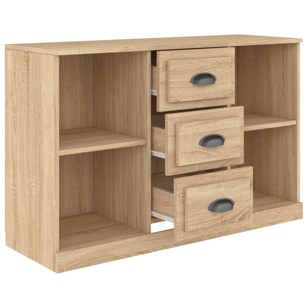 Sideboard Sonoma-Eiche 104,5x35,5x67,5 cm Holzwerkstoff