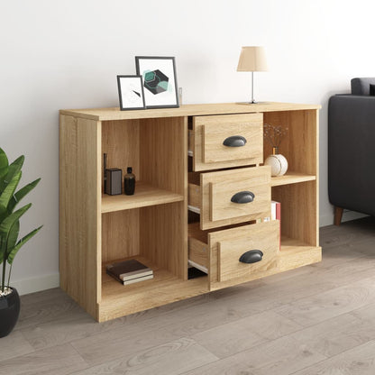 Sideboard Sonoma-Eiche 104,5x35,5x67,5 cm Holzwerkstoff