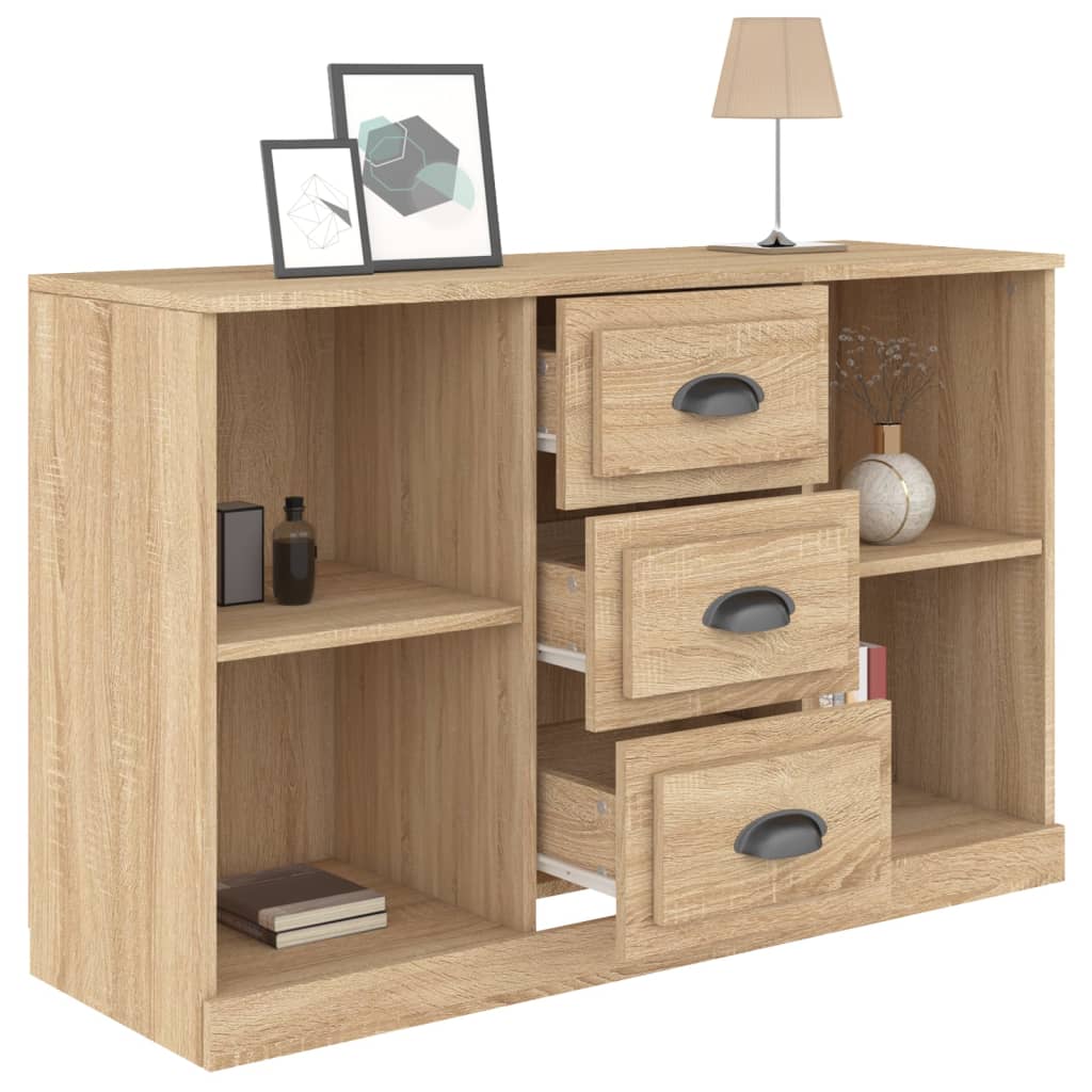 Sideboard Sonoma-Eiche 104,5x35,5x67,5 cm Holzwerkstoff