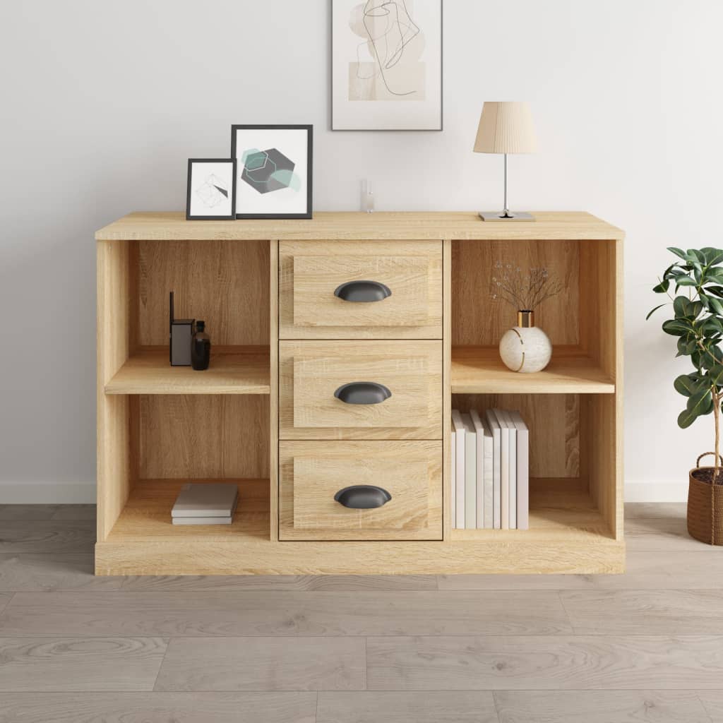 Sideboard Sonoma-Eiche 104,5x35,5x67,5 cm Holzwerkstoff