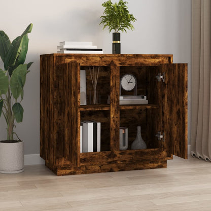 Sideboard Räuchereiche 80x34x75 cm Holzwerkstoff