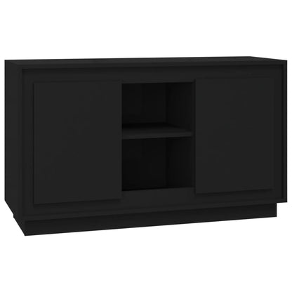 Sideboard Schwarz 102x35x60 cm Holzwerkstoff