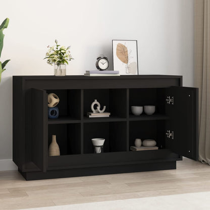 Sideboard Schwarz 102x35x60 cm Holzwerkstoff