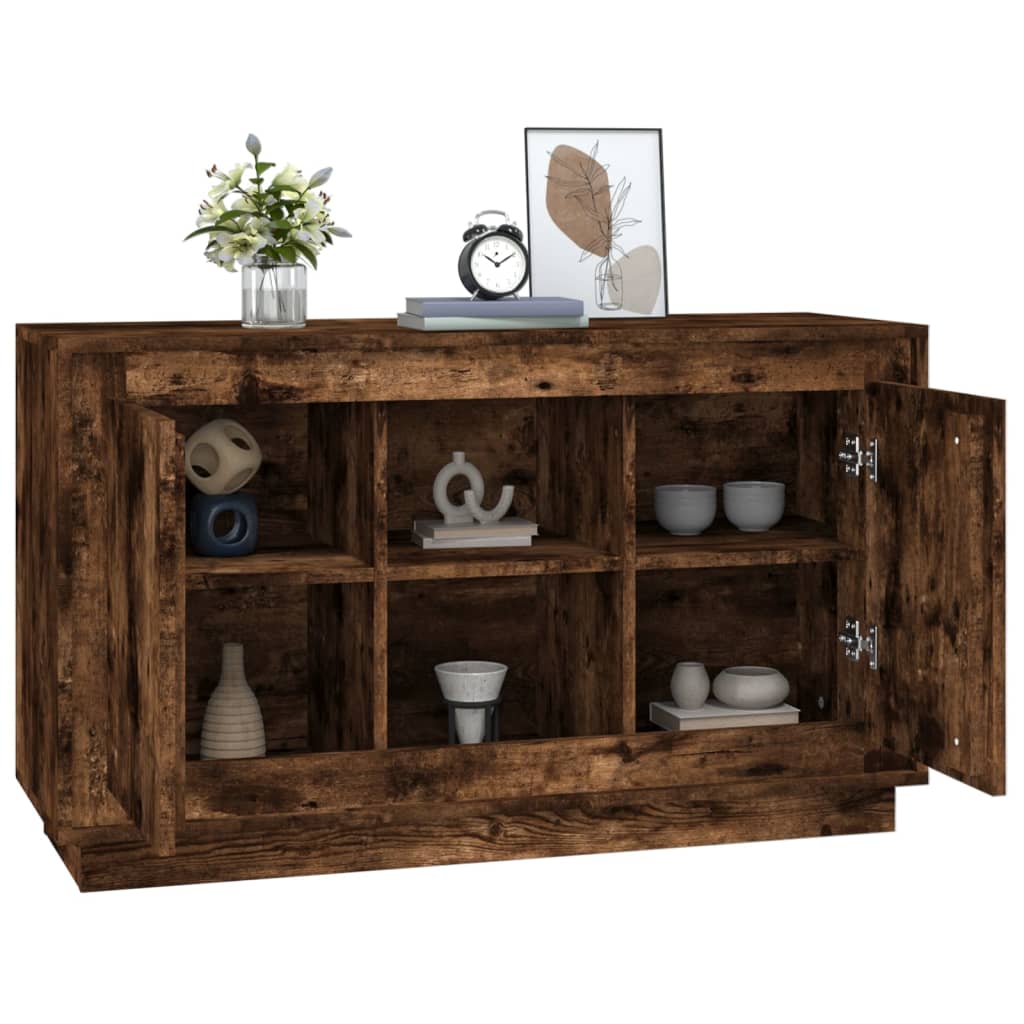 Sideboard Räuchereiche 102x35x60 cm Holzwerkstoff