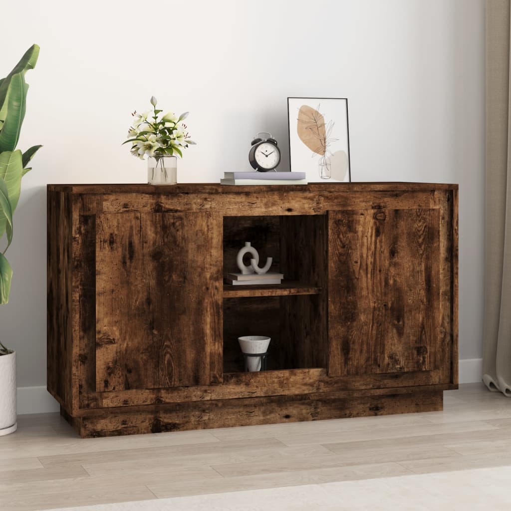 Sideboard Räuchereiche 102x35x60 cm Holzwerkstoff