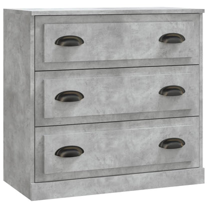 Sideboards 2 Stk. Betongrau Holzwerkstoff