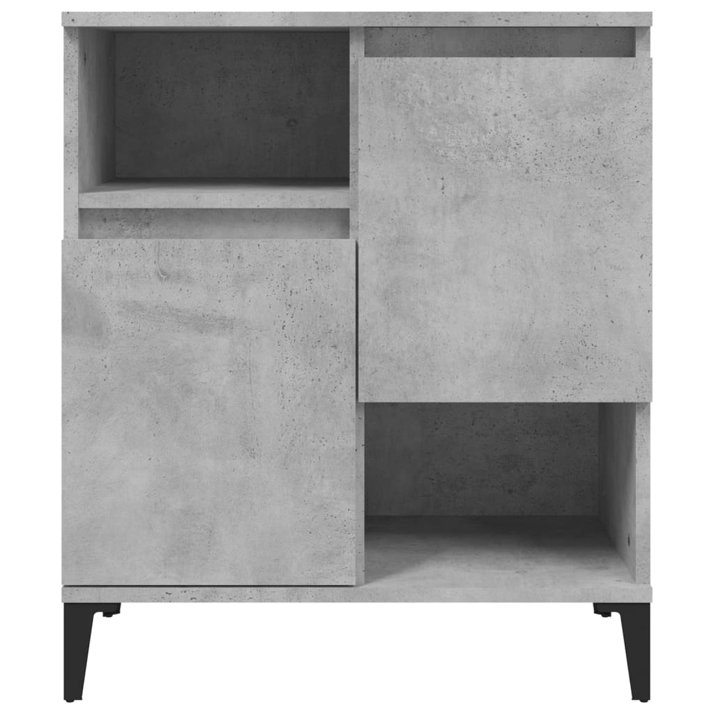 Sideboards 3 Stk. Betongrau 60x35x70 cm Holzwerkstoff