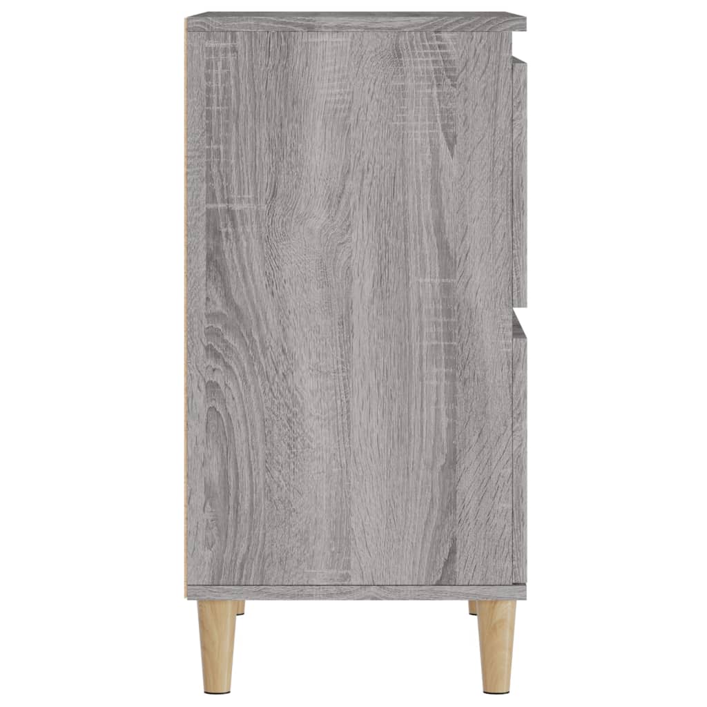 Sideboards 3 Stk. Grau Sonoma 60x35x70 cm Holzwerkstoff