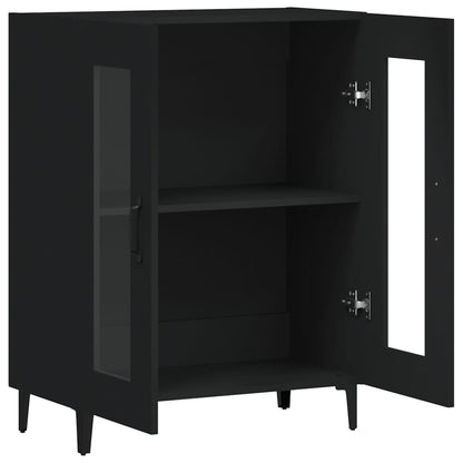 Sideboard Schwarz 69,5x34x90 cm Holzwerkstoff