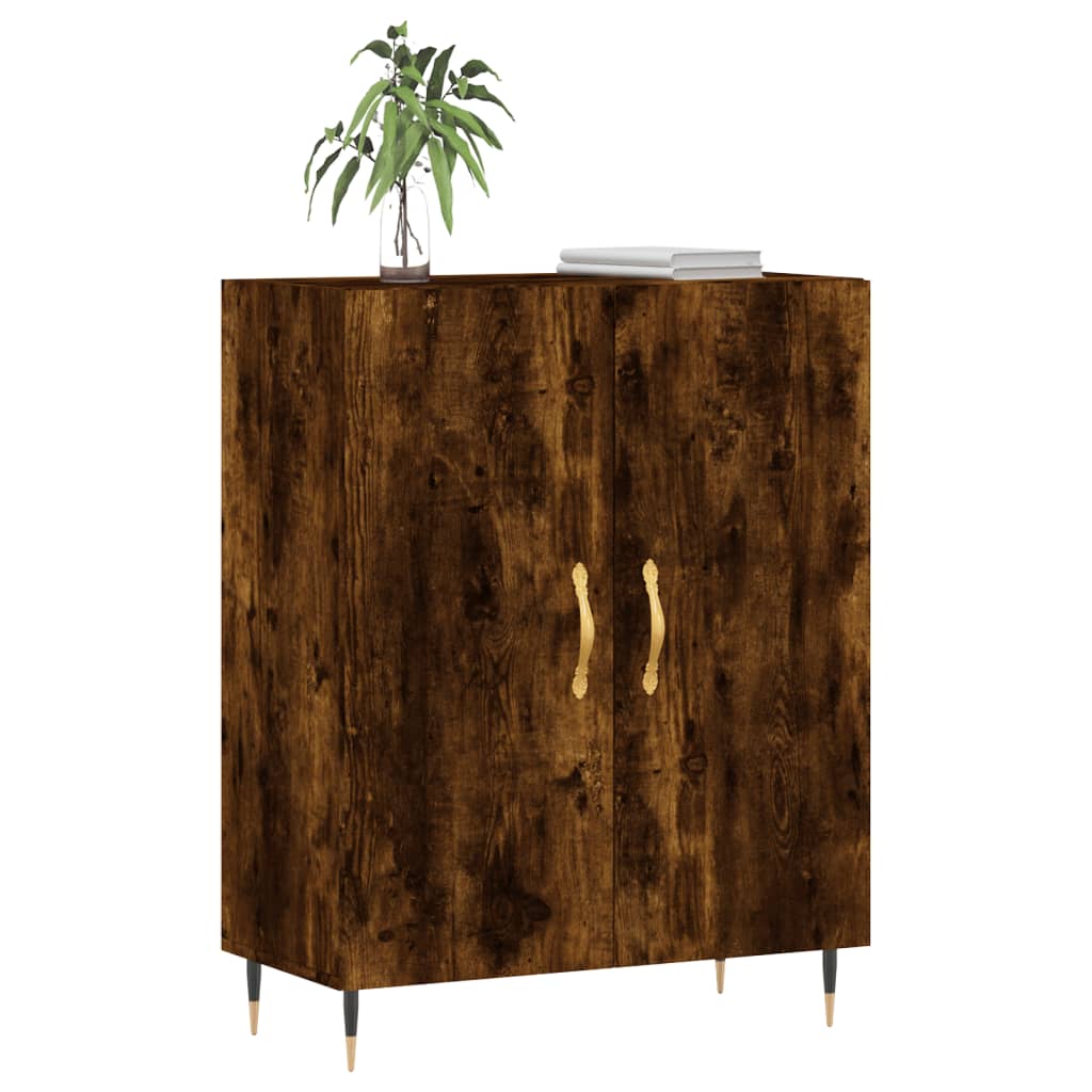 Sideboard Räuchereiche 69,5x34x90 cm Holzwerkstoff