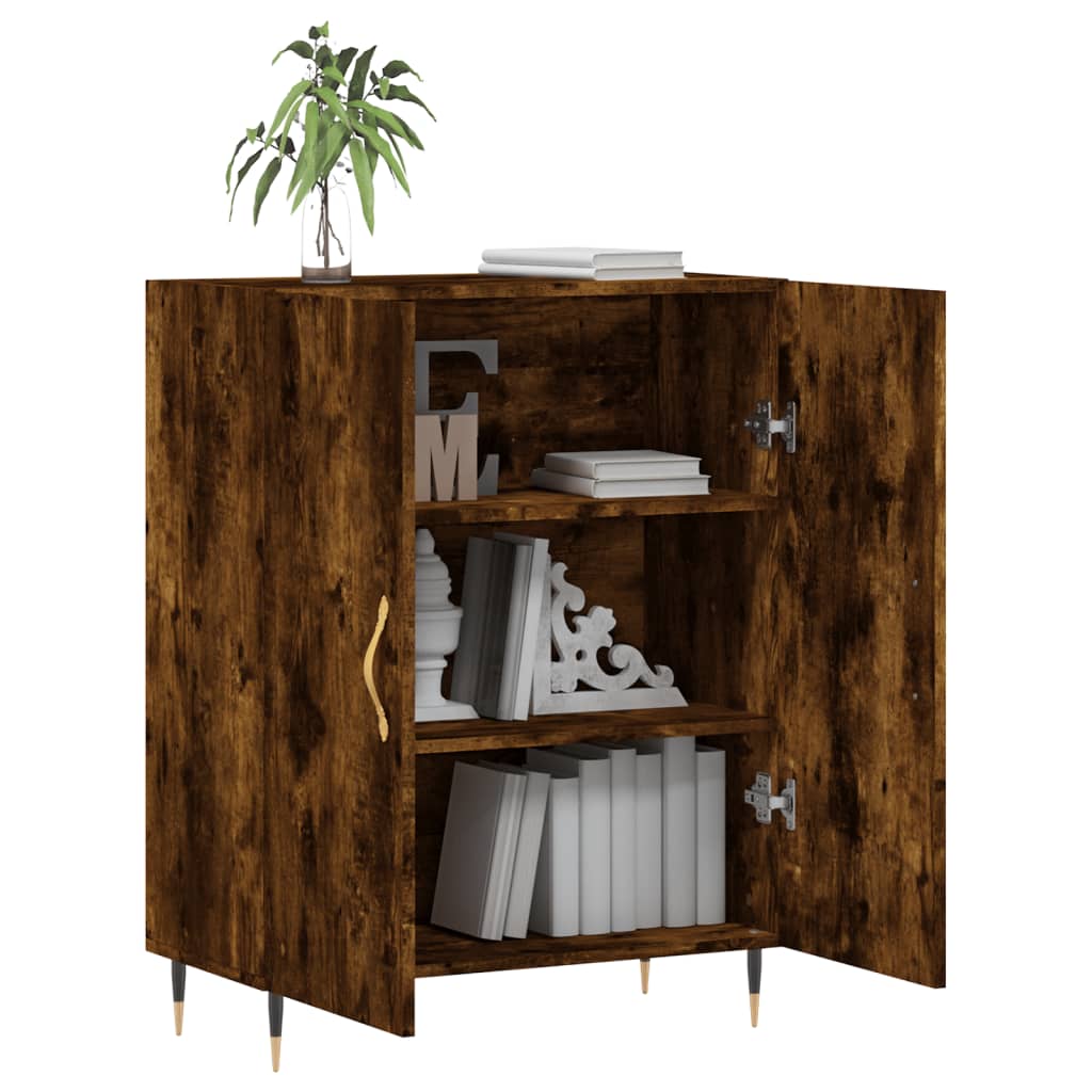 Sideboard Räuchereiche 69,5x34x90 cm Holzwerkstoff