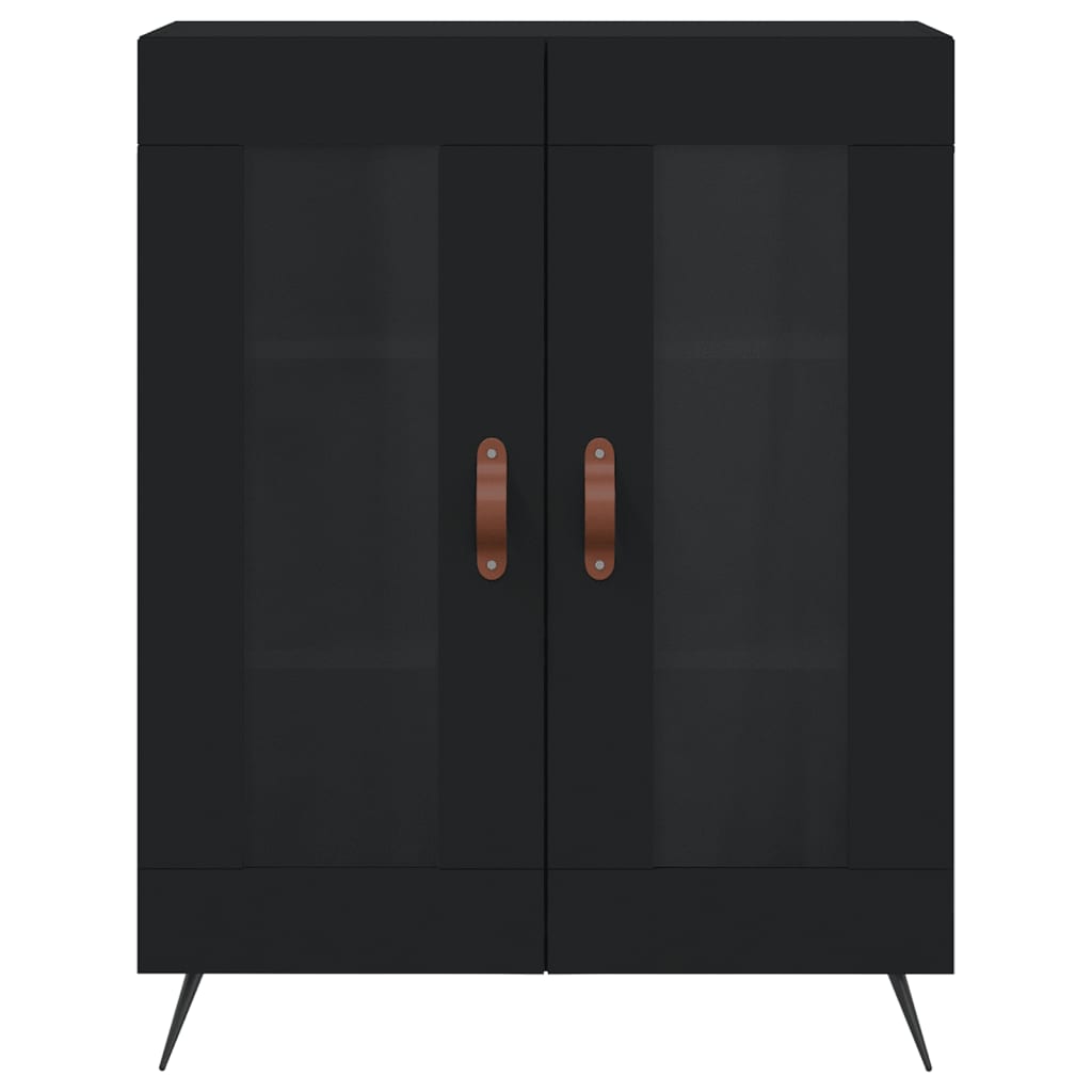 Sideboard Schwarz 69,5x34x90 cm Holzwerkstoff