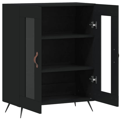 Sideboard Schwarz 69,5x34x90 cm Holzwerkstoff