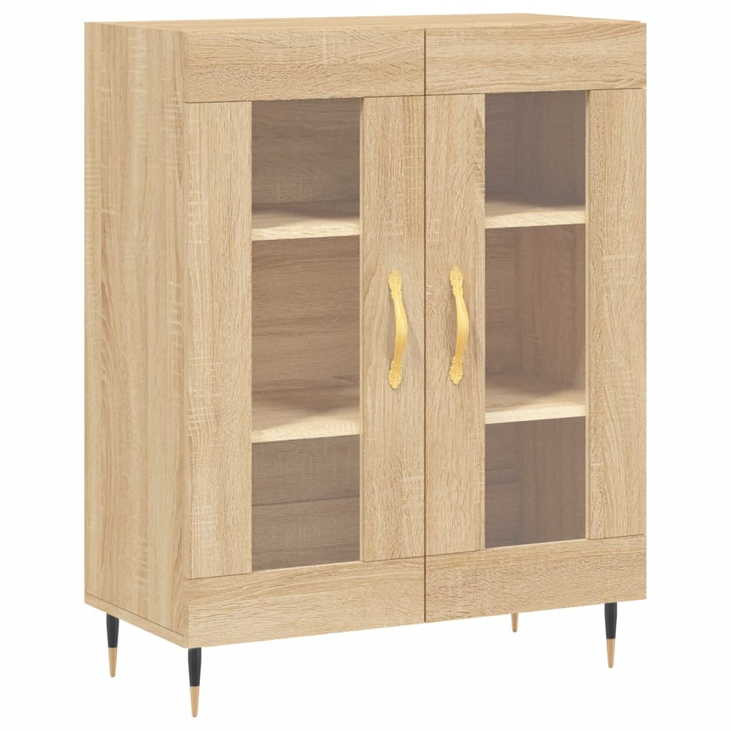 Sideboard Sonoma-Eiche 69,5x34x90 cm Holzwerkstoff