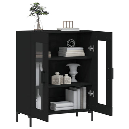 Sideboard Schwarz 69,5x34x90 cm Holzwerkstoff