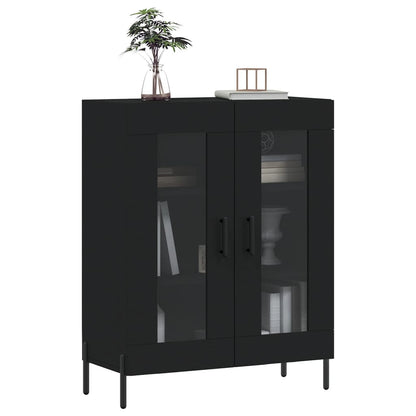 Sideboard Schwarz 69,5x34x90 cm Holzwerkstoff