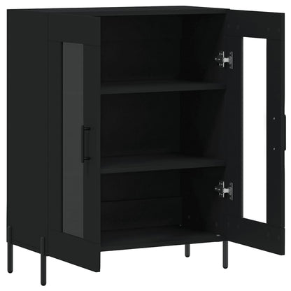 Sideboard Schwarz 69,5x34x90 cm Holzwerkstoff