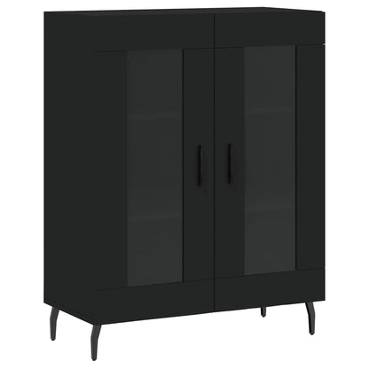 Sideboard Schwarz 69,5x34x90 cm Holzwerkstoff