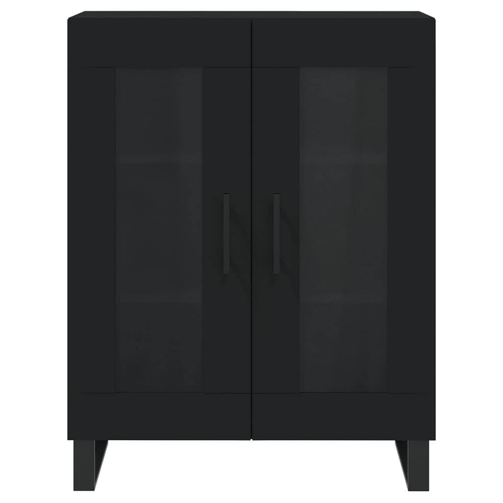 Sideboard Schwarz 69,5x34x90 cm Holzwerkstoff