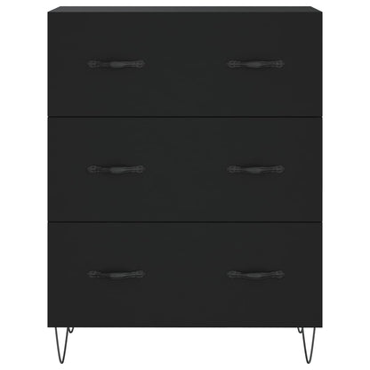 Sideboard Schwarz 69,5x34x90 cm Holzwerkstoff