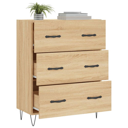 Sideboard Sonoma-Eiche 69,5x34x90 cm Holzwerkstoff