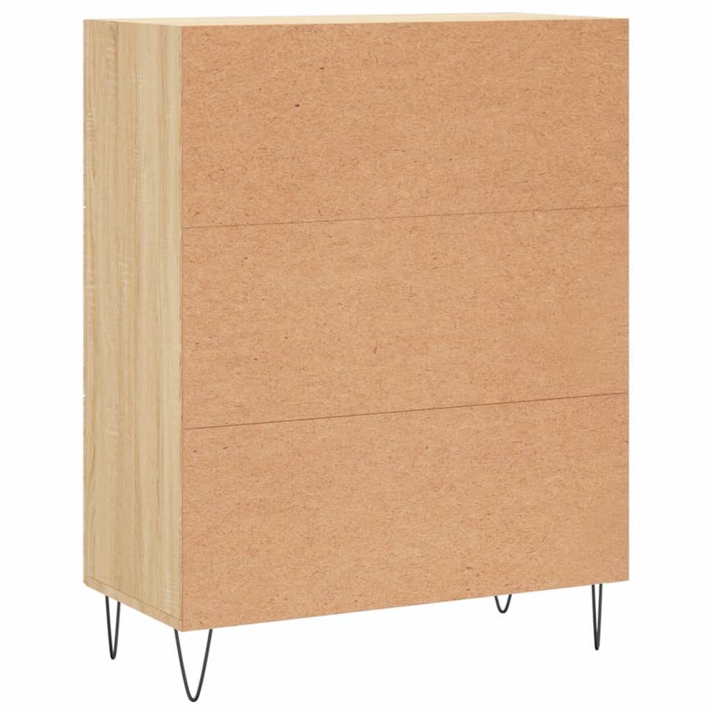 Sideboard Sonoma-Eiche 69,5x34x90 cm Holzwerkstoff