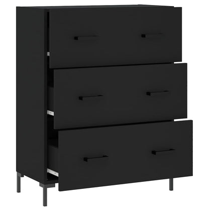 Sideboard Schwarz 69,5x34x90 cm Holzwerkstoff