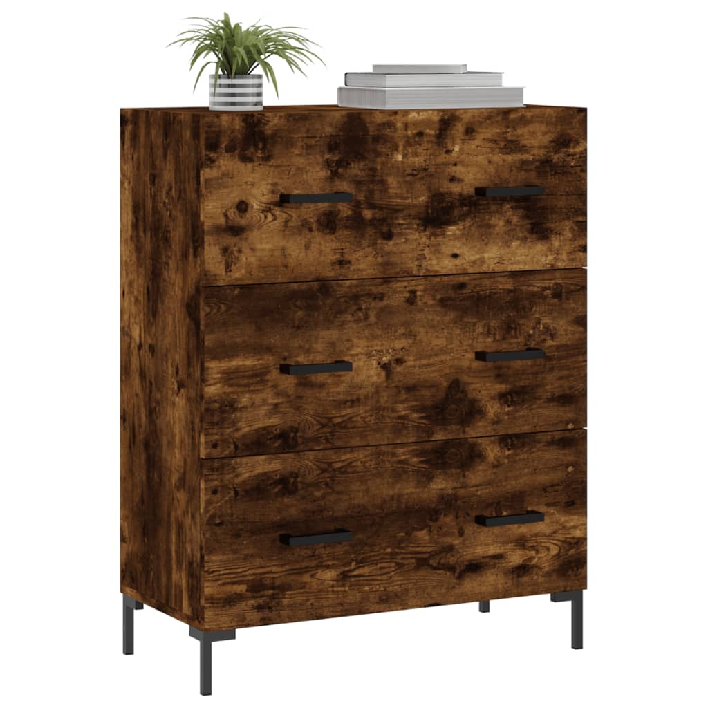 Sideboard Räuchereiche 69,5x34x90 cm Holzwerkstoff