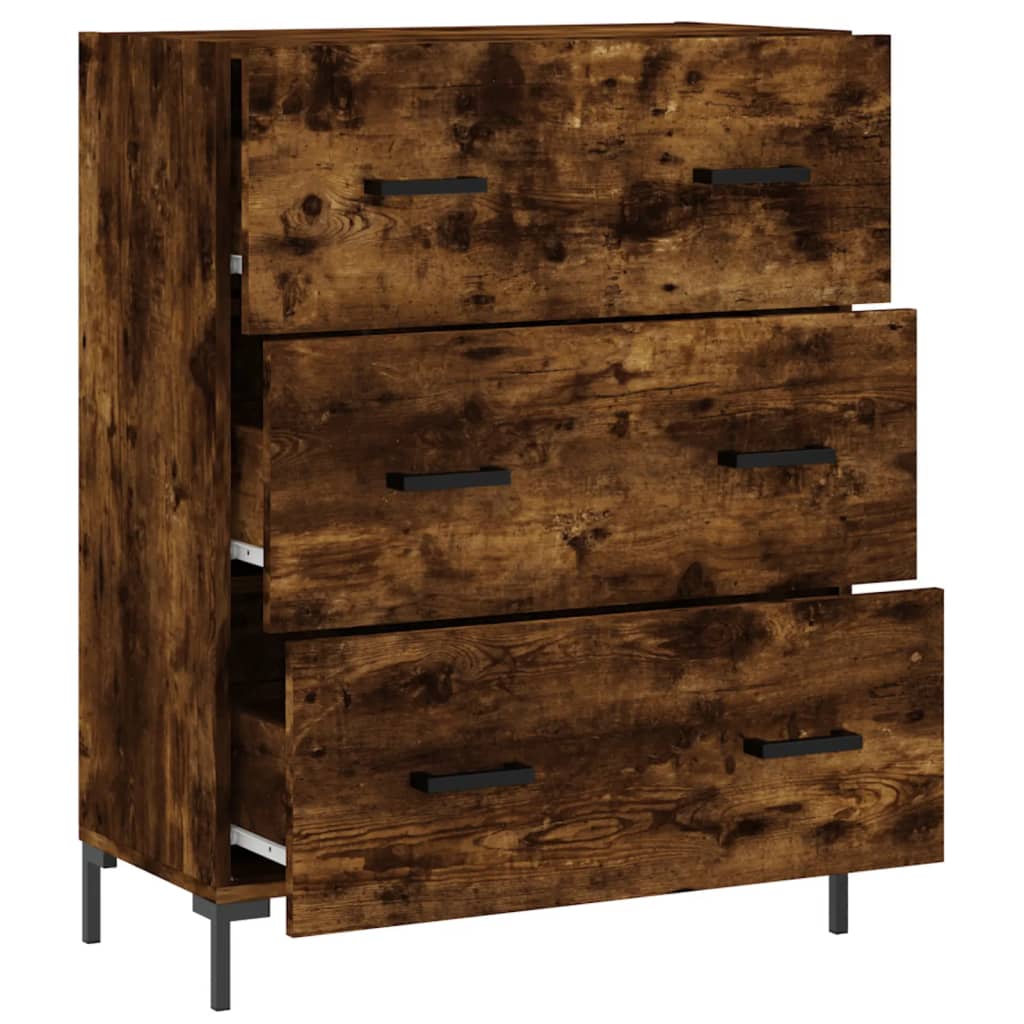 Sideboard Räuchereiche 69,5x34x90 cm Holzwerkstoff