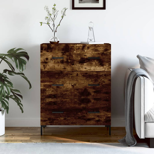 Sideboard Räuchereiche 69,5x34x90 cm Holzwerkstoff