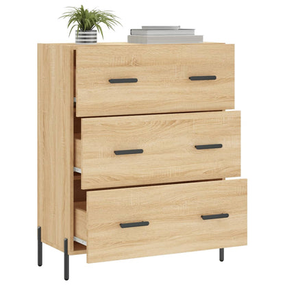 Sideboard Sonoma-Eiche 69,5x34x90 cm Holzwerkstoff