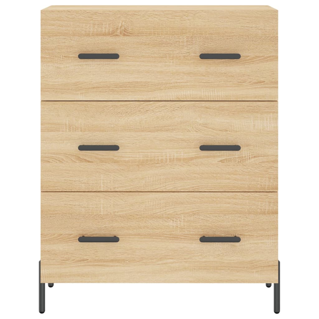 Sideboard Sonoma-Eiche 69,5x34x90 cm Holzwerkstoff