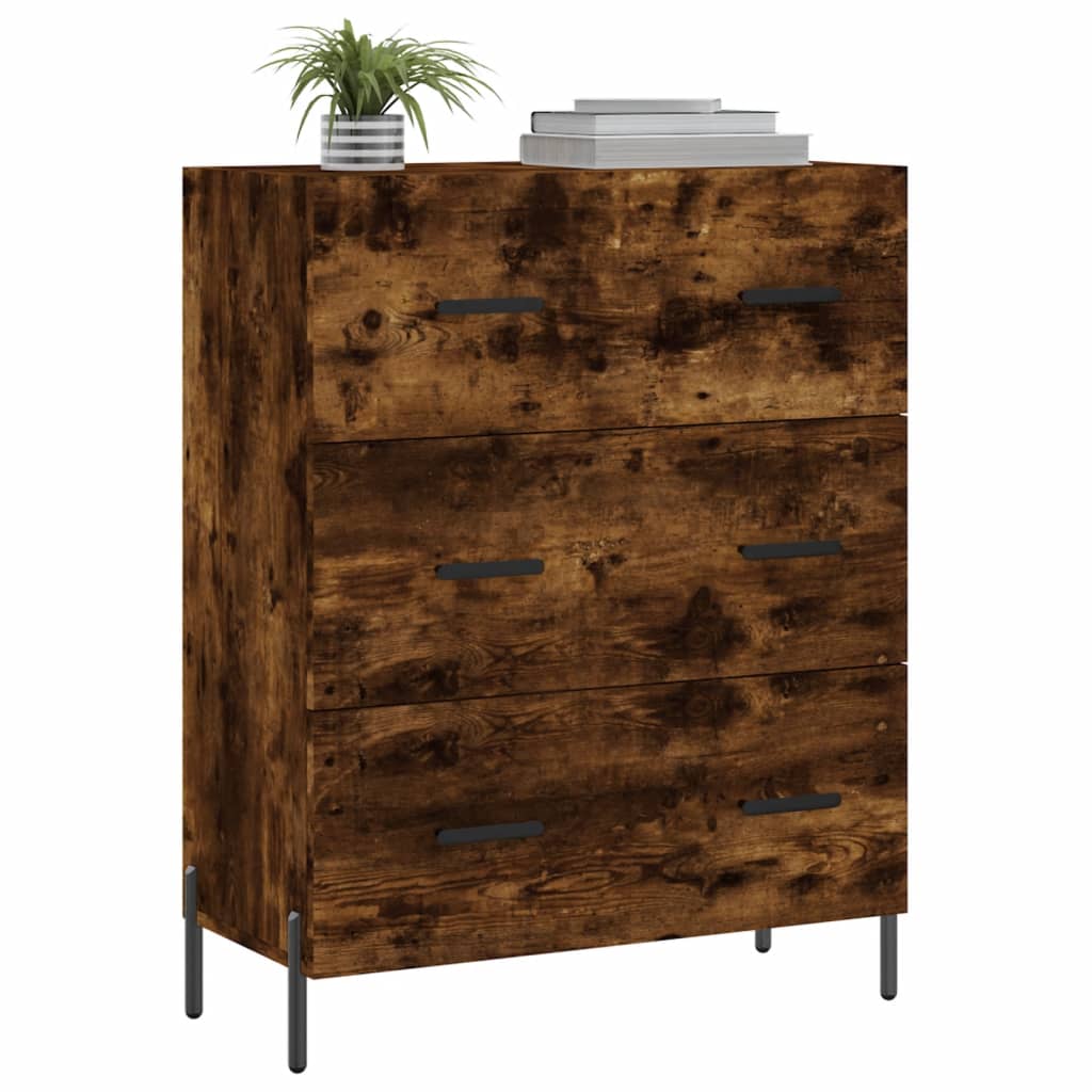 Sideboard Räuchereiche 69,5x34x90 cm Holzwerkstoff