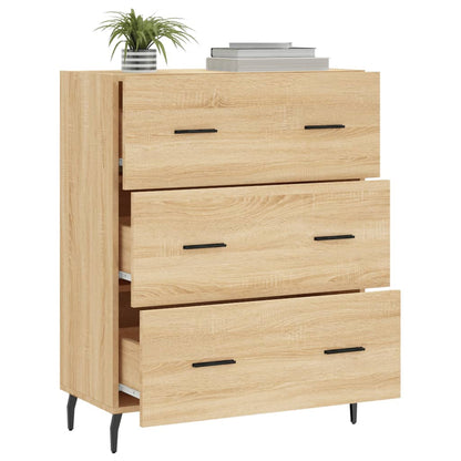 Sideboard Sonoma-Eiche 69,5x34x90 cm Holzwerkstoff