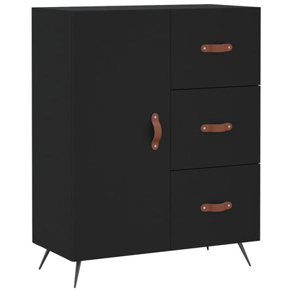 Sideboard Schwarz 69,5x34x90 cm Holzwerkstoff