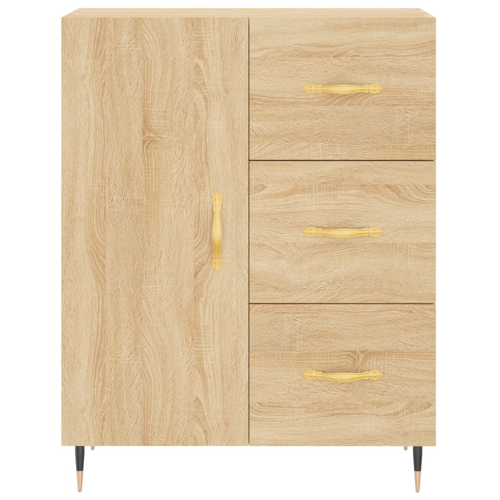 Sideboard Sonoma-Eiche 69,5x34x90 cm Holzwerkstoff