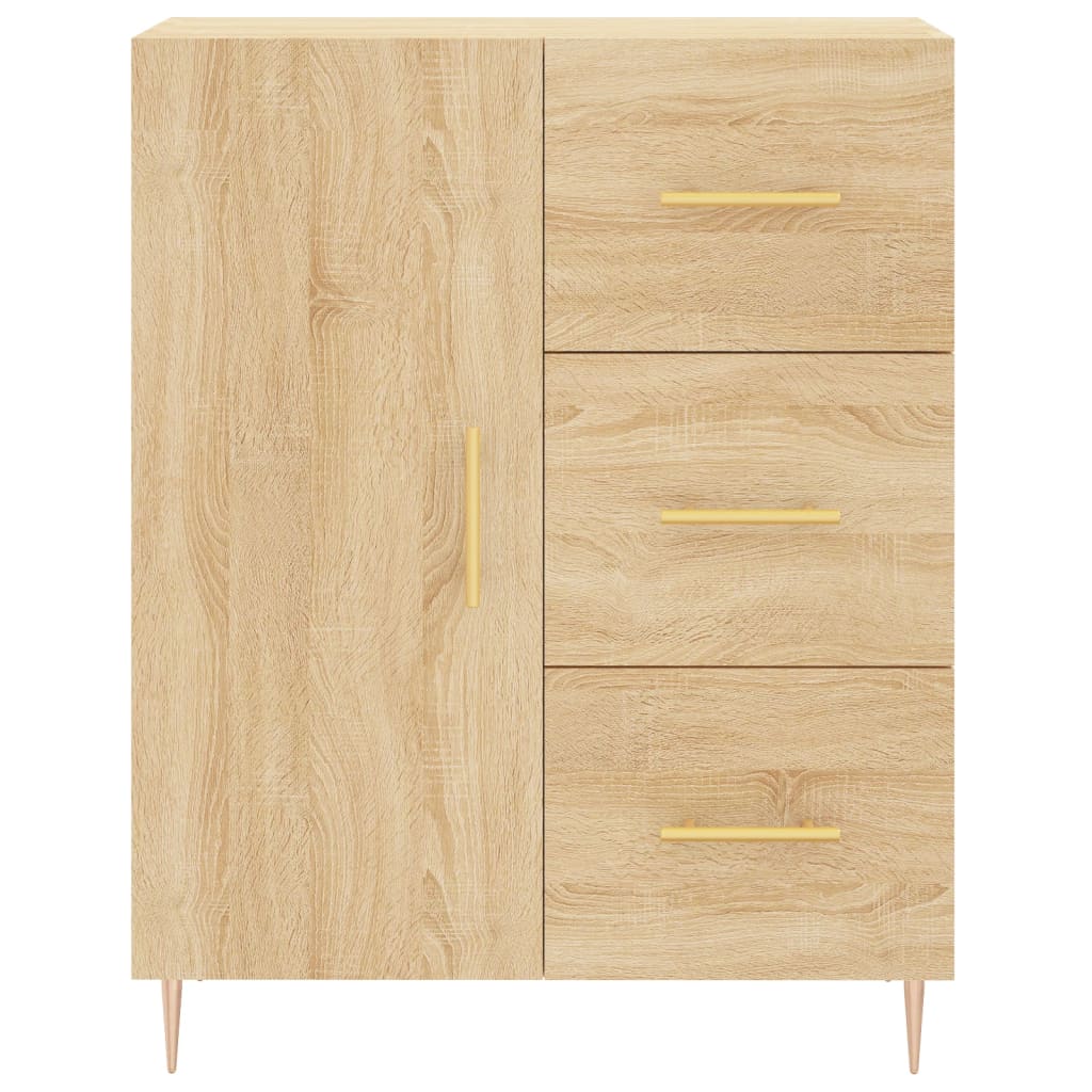 Sideboard Sonoma-Eiche 69,5x34x90 cm Holzwerkstoff