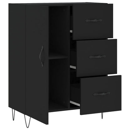 Sideboard Schwarz 69,5x34x90 cm Holzwerkstoff