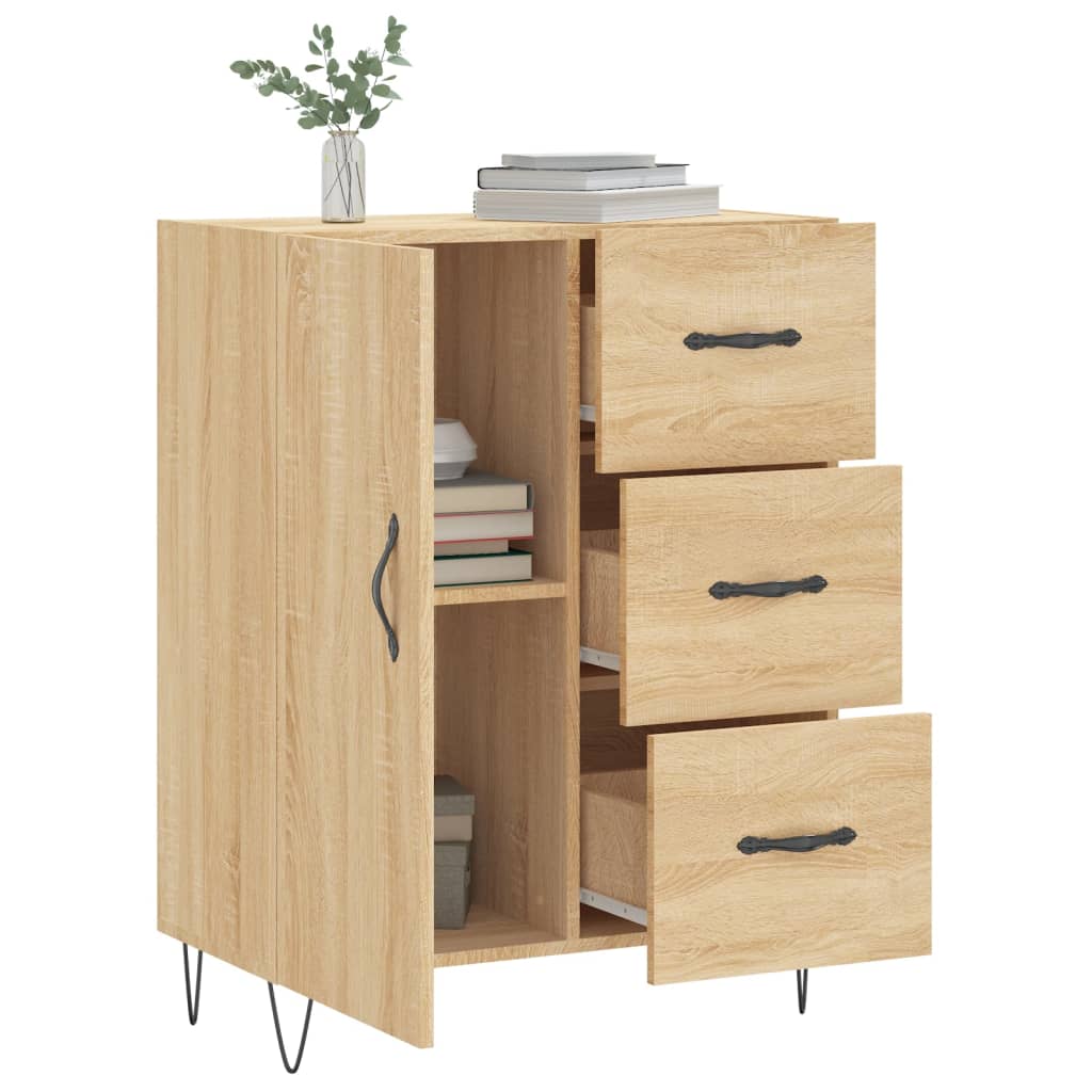 Sideboard Sonoma-Eiche 69,5x34x90 cm Holzwerkstoff