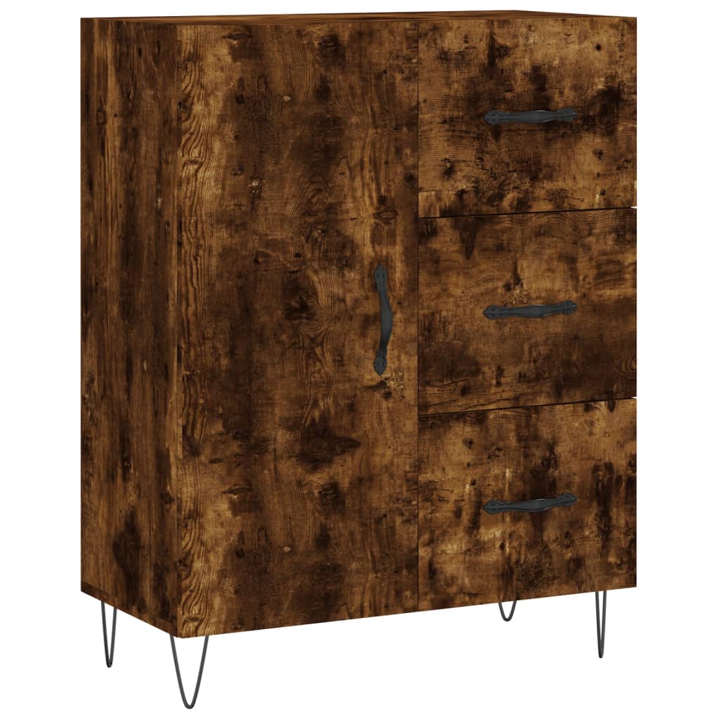 Sideboard Räuchereiche 69,5x34x90 cm Holzwerkstoff