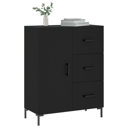 Sideboard Schwarz 69,5x34x90 cm Holzwerkstoff