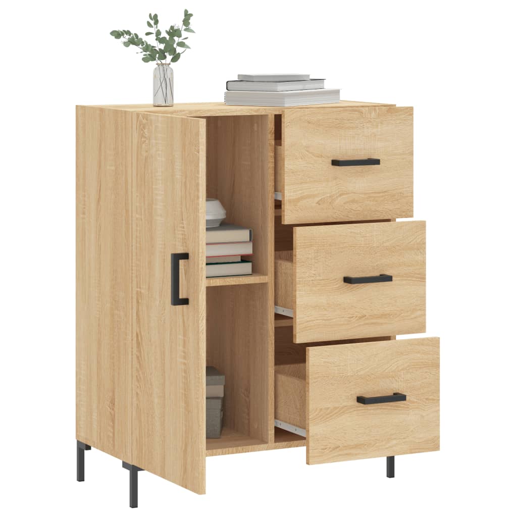 Sideboard Sonoma-Eiche 69,5x34x90 cm Holzwerkstoff