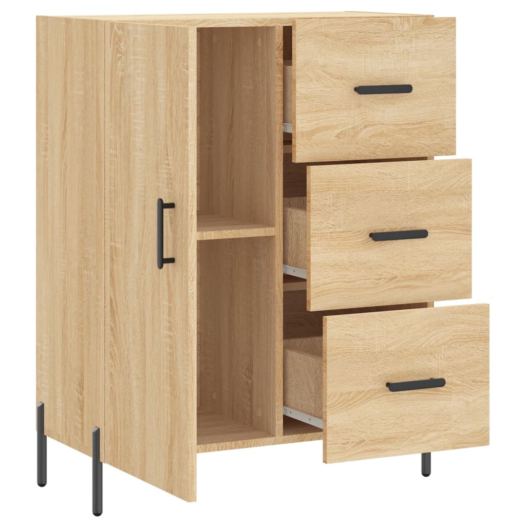 Sideboard Sonoma-Eiche 69,5x34x90 cm Holzwerkstoff