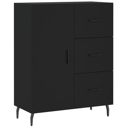 Sideboard Schwarz 69,5x34x90 cm Holzwerkstoff