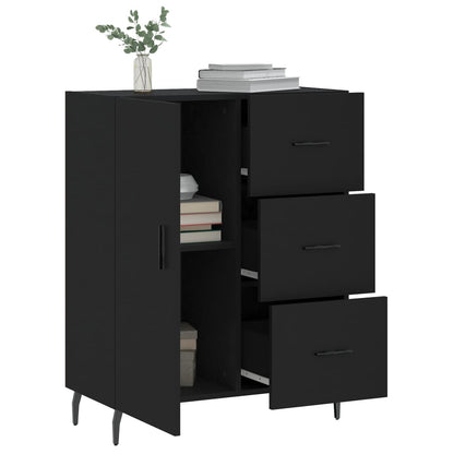 Sideboard Schwarz 69,5x34x90 cm Holzwerkstoff